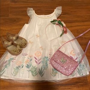 Catherine Malandrino Mini Pink and Floral Dress